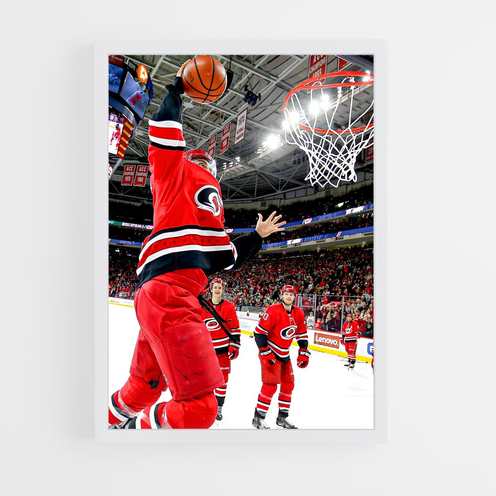 Poster Dunk de la Tempête – affiche Hockey sur glace (vue 3)